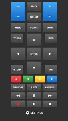 Samsung TV Remote Control android App screenshot 2